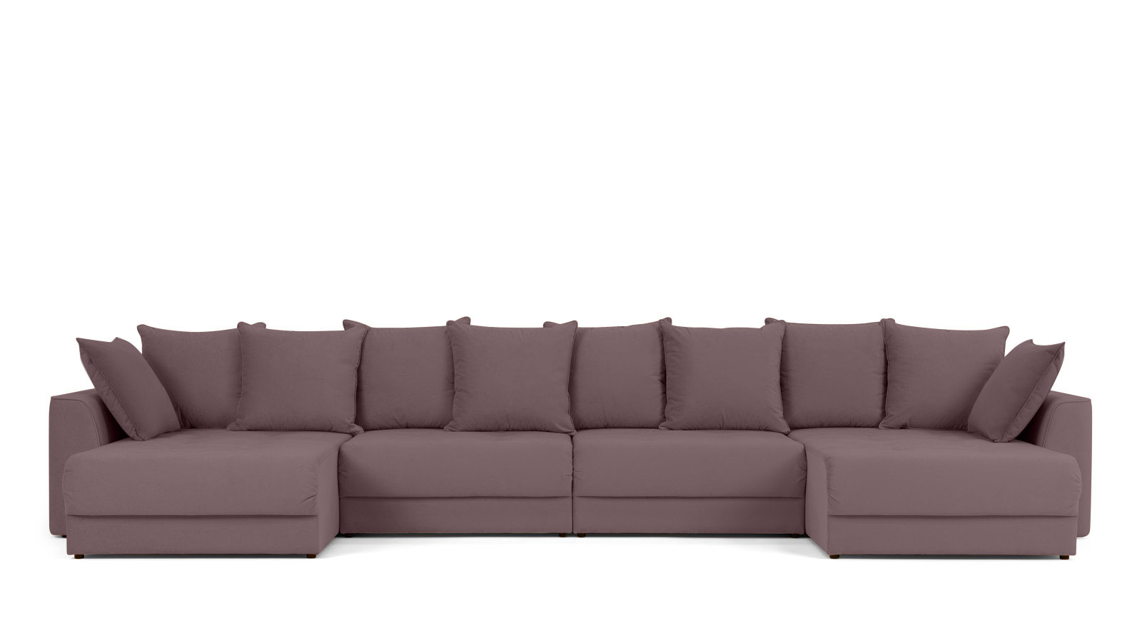 Диван Monako New П-образный с коробом для белья, Тк. Casanova Lilac 157x455 — купить в Озерце