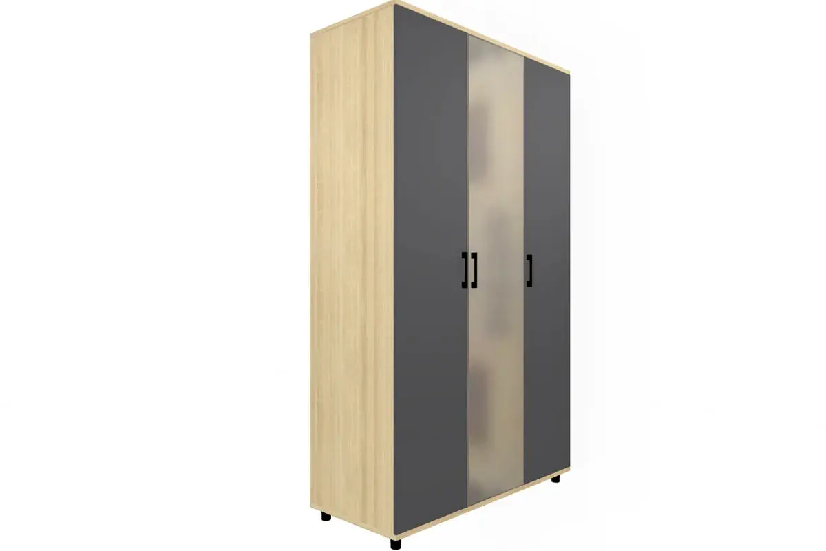 Спальня Грейс комплект 2 (Ясень Асахи/Антрацит матовый) - купить в Озерце