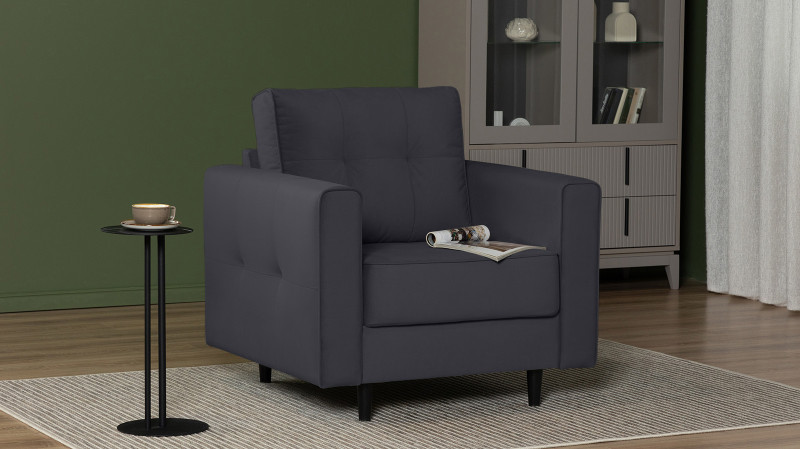 Кресло Amani Pro, Тк. Sky Velvet 40 (подлокотник: 15 см) 89x93.5 — купить в Озерце