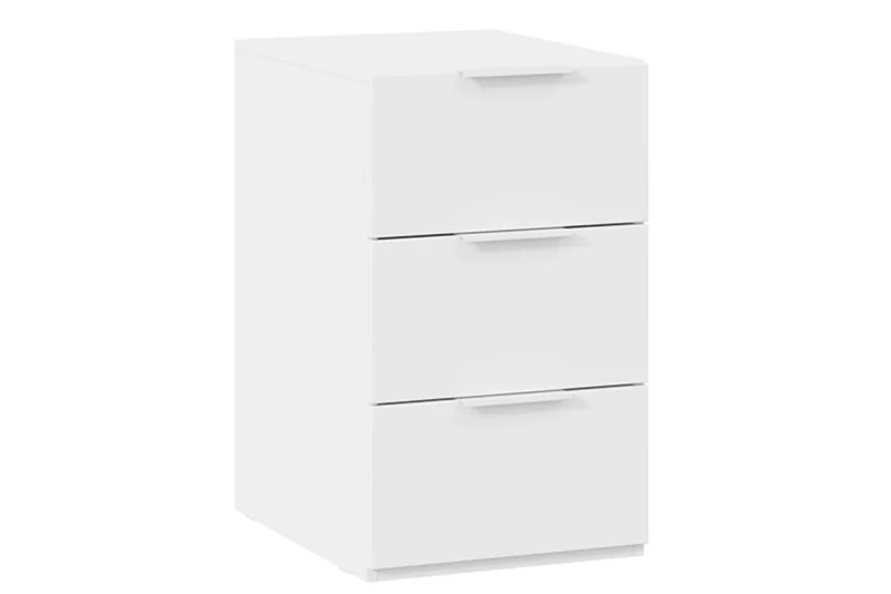 Тумба универсальная Порто ТД-393.15.01-11 (Белый жемчуг/Белый софт) — Мебель-центр Озерцо