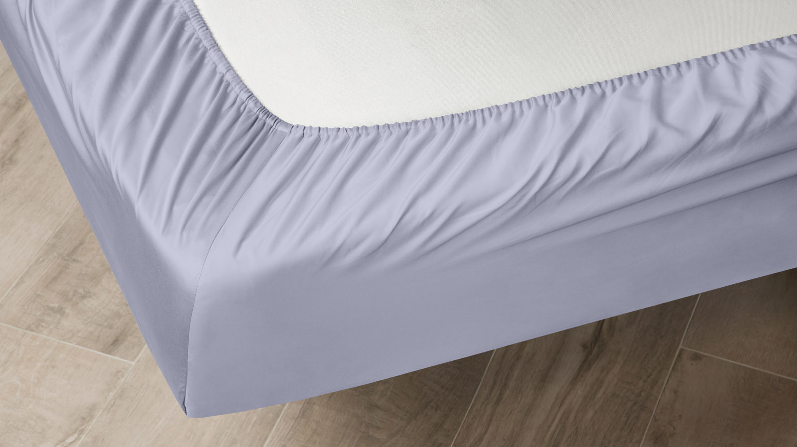 Простынь на резинке Comfort Solid Tencel, цвет Васильковый 180x200 в мебель-центре Озерцо