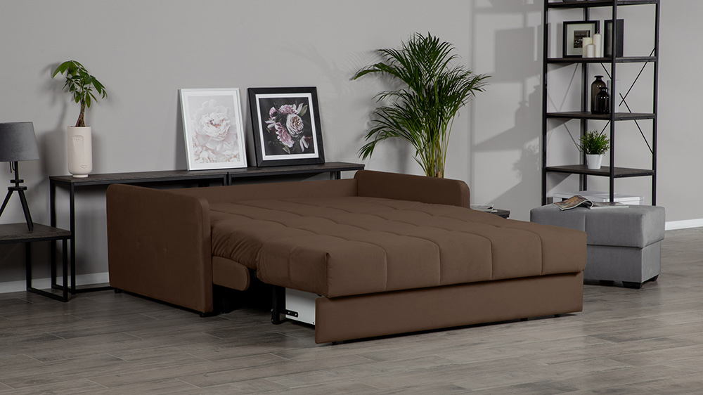 Диван Domo Pro Casanova Chocolate с коробом для белья с узкими подлокотниками 160 120x177 — купить в Озерце