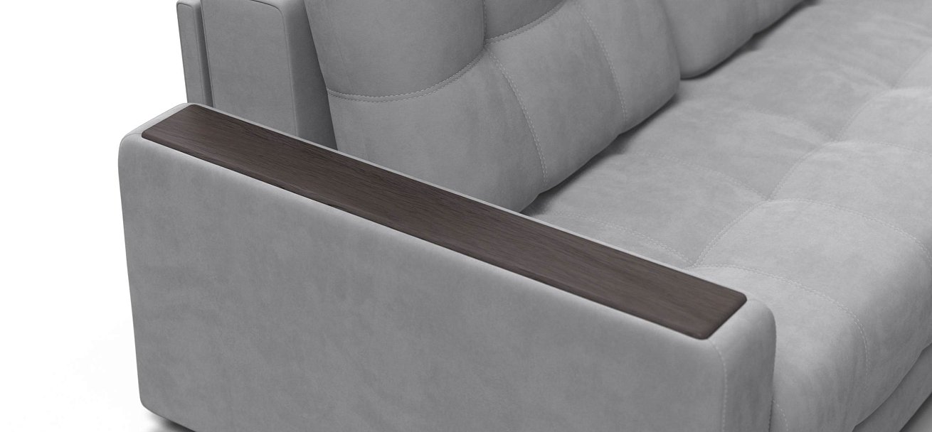 Босс Маркет двухместный диван Велюр Монолит сталь — купить в Озерце