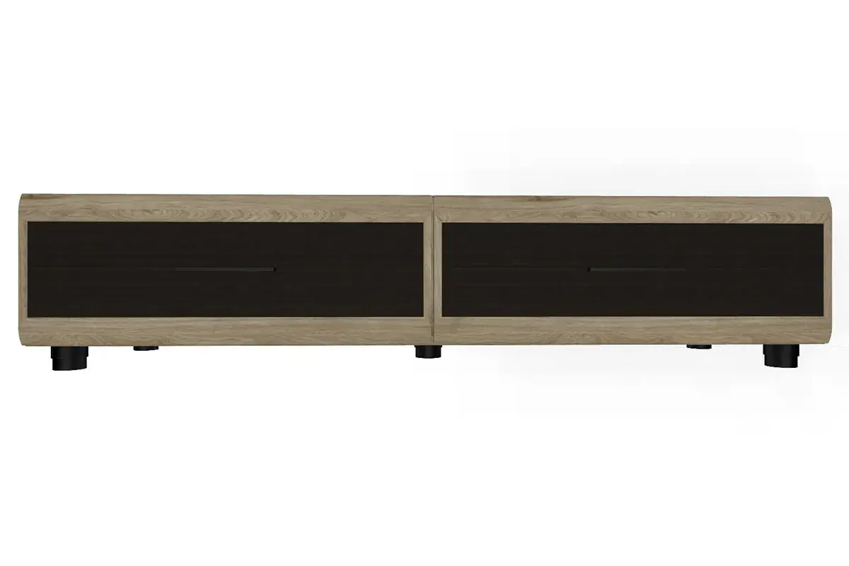 Тумба ТБ-2673 (Гикори Джексон светлый-комбинированный) — Мебель-центр Озерцо