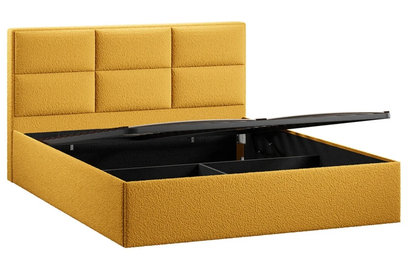 Кровать Стелла с ПМ Тип 1 и заглушиной 160х200 (Экомех/Barni Curcuma) - купить в Озерце