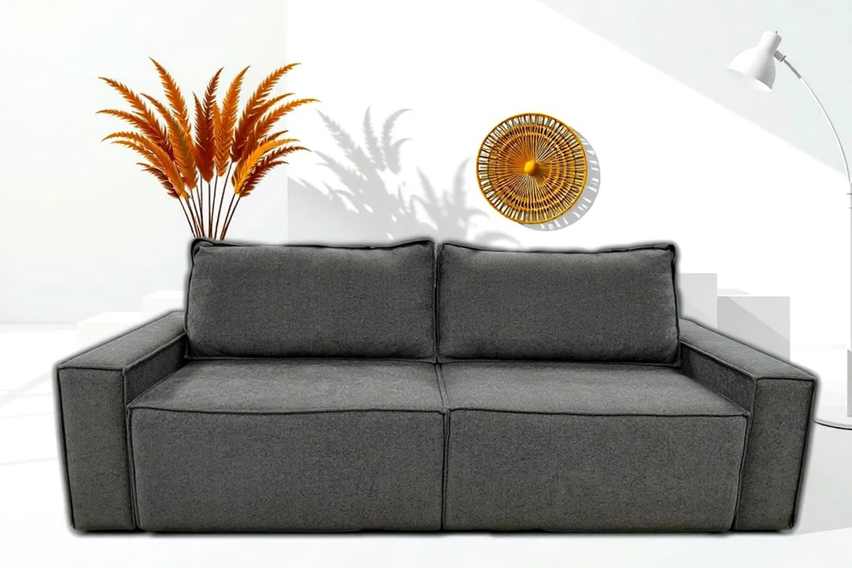 Диван Brick-3 S (Набивные подушки/Вывернутый) Гунин 2217/29 — купить в Озерце