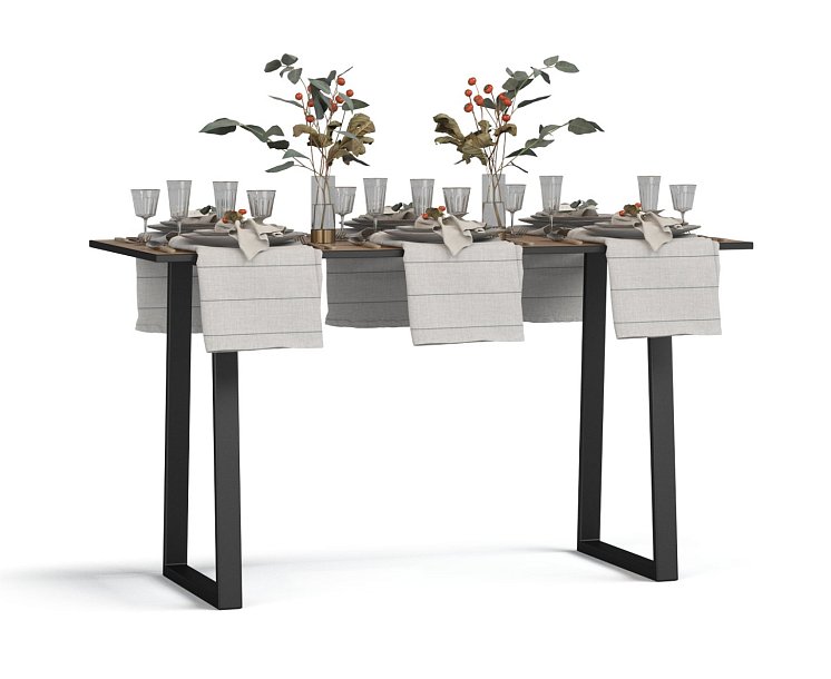 Стол Лофт-125 Крафт табачный - купить в Озерце