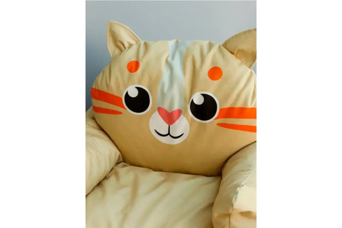 Пуфик Кошечка L Бежевый — купить в Озерце