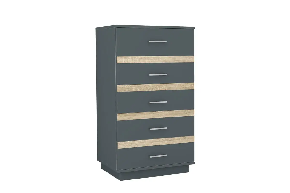 Спальня Анона (Антрацит / Дуб Сонома) - купить в Озерце