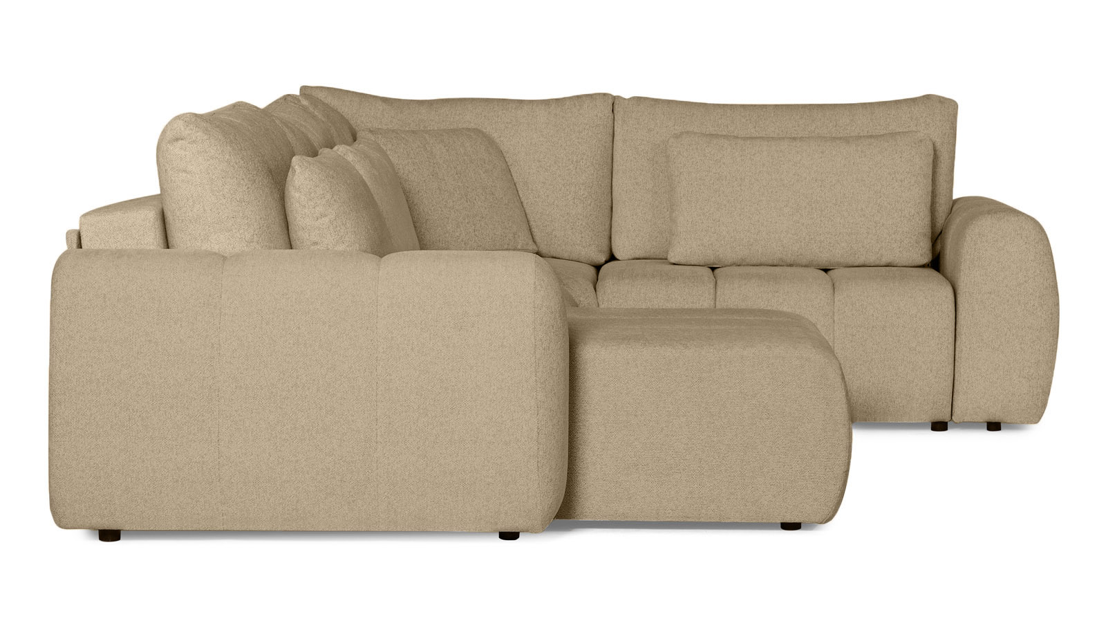 Диван -кровать П-образный Mellow-4 секц. ткань Raven 28 247x350 — купить в Озерце