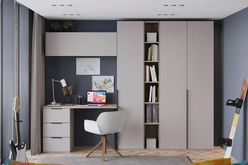 Набор детской мебели Порто №3 ГН-393.103 (Кашемир матовый / Баттл Рок / Кашемир сатин) — Мебель-центр Озерцо