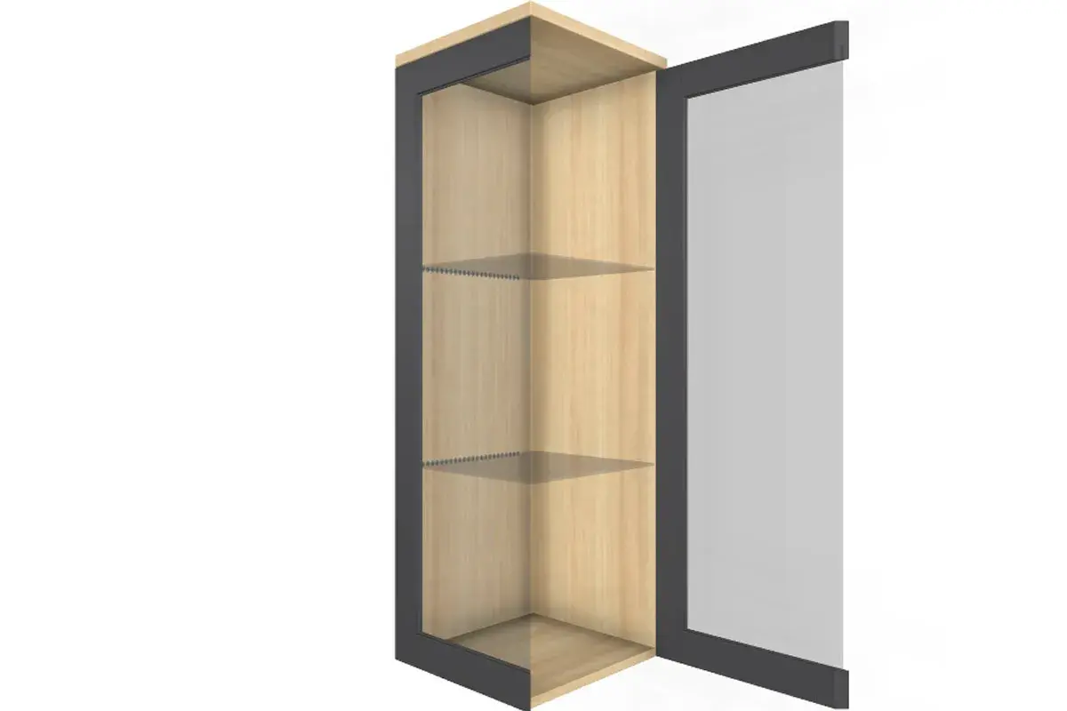 Антресоль АН-5007-АС-АМ (Ясень Асахи/Антрацит Матовый) в мебель-центре Озерцо