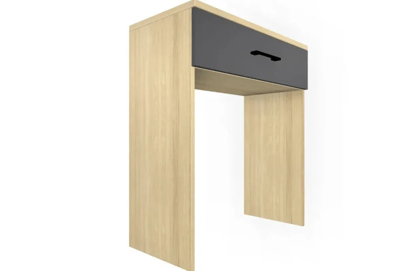 Стол туалетный СТ-5003-АС-АМ (Ясень Асахи/Антрацит Матовый) — Мебель-центр Озерцо