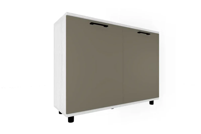 Тумба ТБ-5017-СЯ-ЛМ (Снежный Ясень/Латте Матовый) — Мебель-центр Озерцо