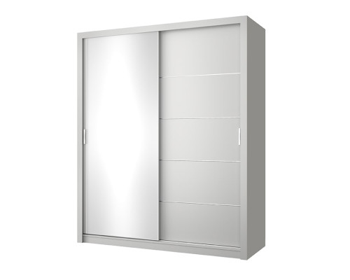 Лион, Шкаф 180. Цвет серый в мебель-центре Озерцо