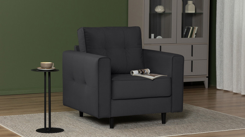 Кресло Amani Pro, Тк. Sky Velvet 38 (подлокотник: 15 см) 89x93.5 — купить в Озерце