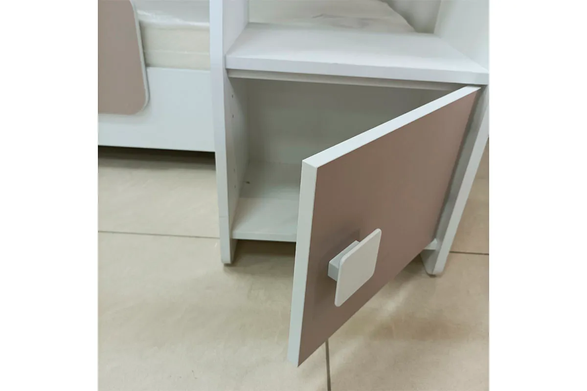 Кровать 2-х ярусная Тёма-1 (Белый/Капучино) - купить в Озерце