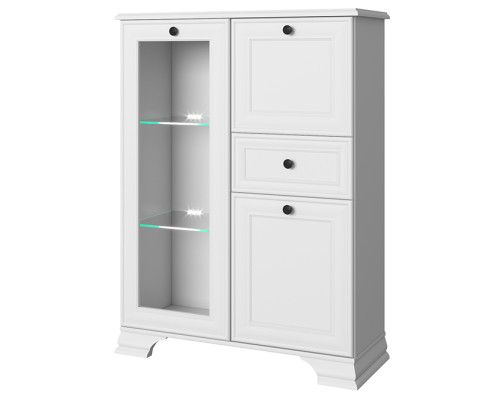 Тиффани Белый Тумба 1V2D1S — Мебель-центр Озерцо