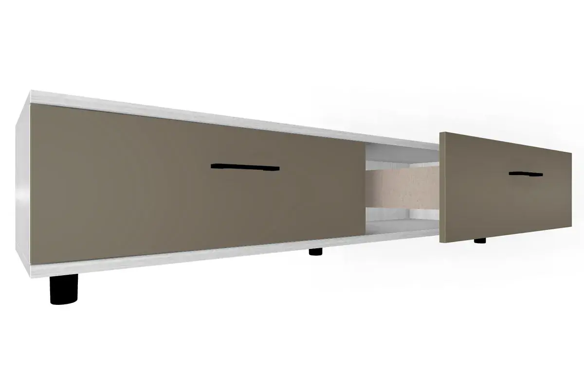 Тумба ТБ-5072-СЯ-ЛМ (Снежный Ясень/Латте Матовый) — Мебель-центр Озерцо