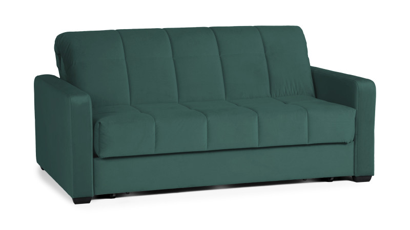 Диван - кровать Domo Pro стежка квадрат, ткань Casanova Seawave 140x216 — купить в Озерце