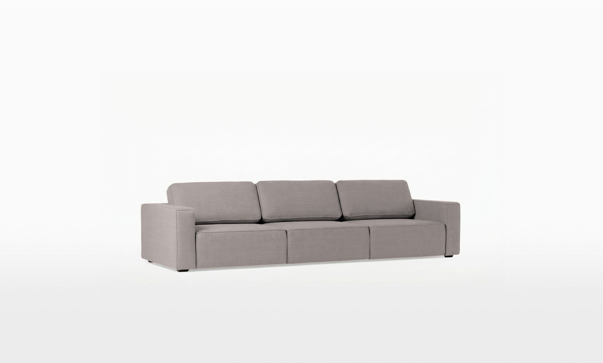 Диван -кровать Ralf, ткань Casanova Grey, 3х секционный 122x346 — в мебель-центре Озерцо