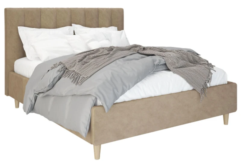 Кровать Венеция 160х200 с ПМ Civilia 04 (Бежевый)1 кат. - купить в Озерце