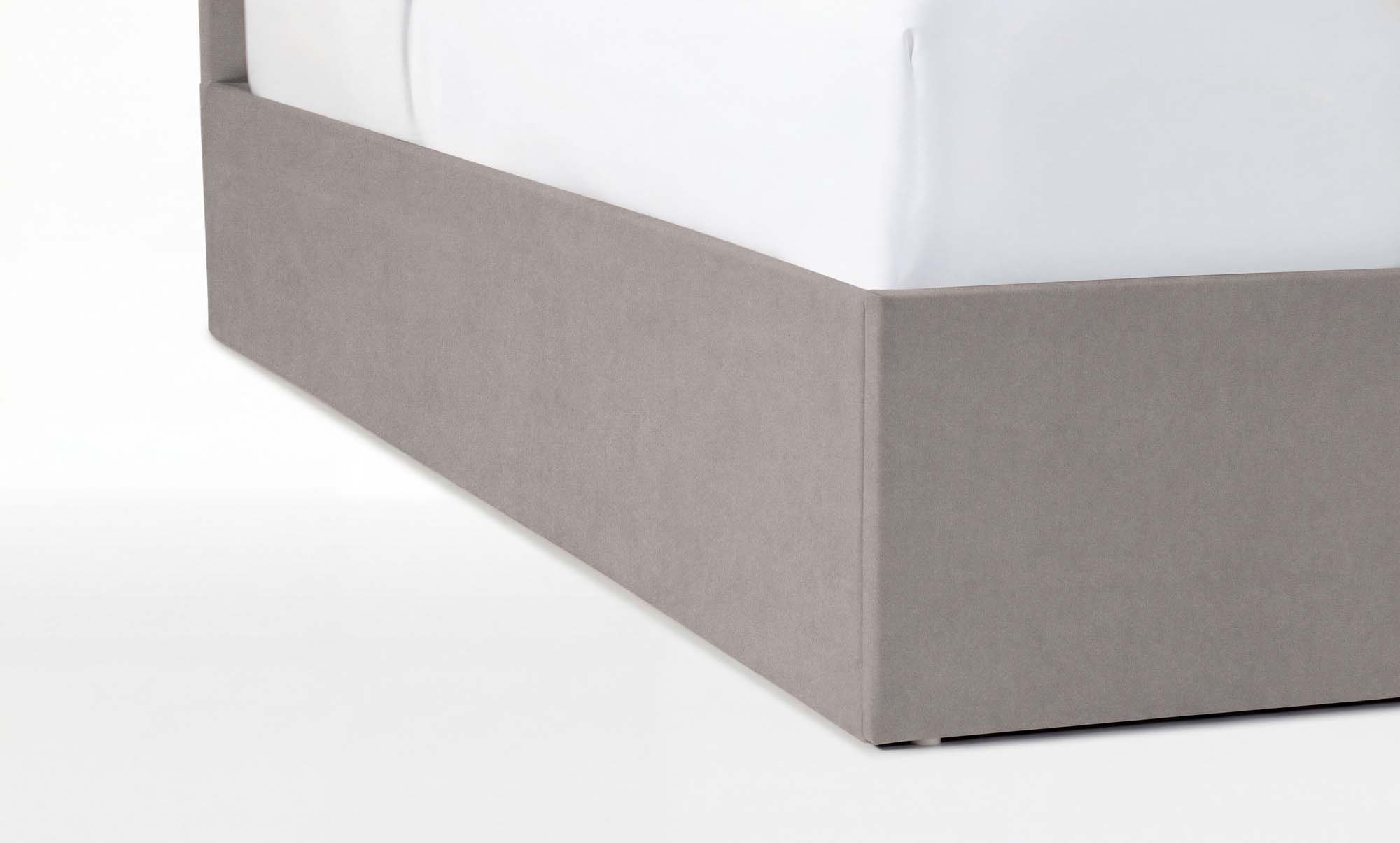 Кровать Simple, ткань Casanova Grey, 140x200 - купить в Озерце