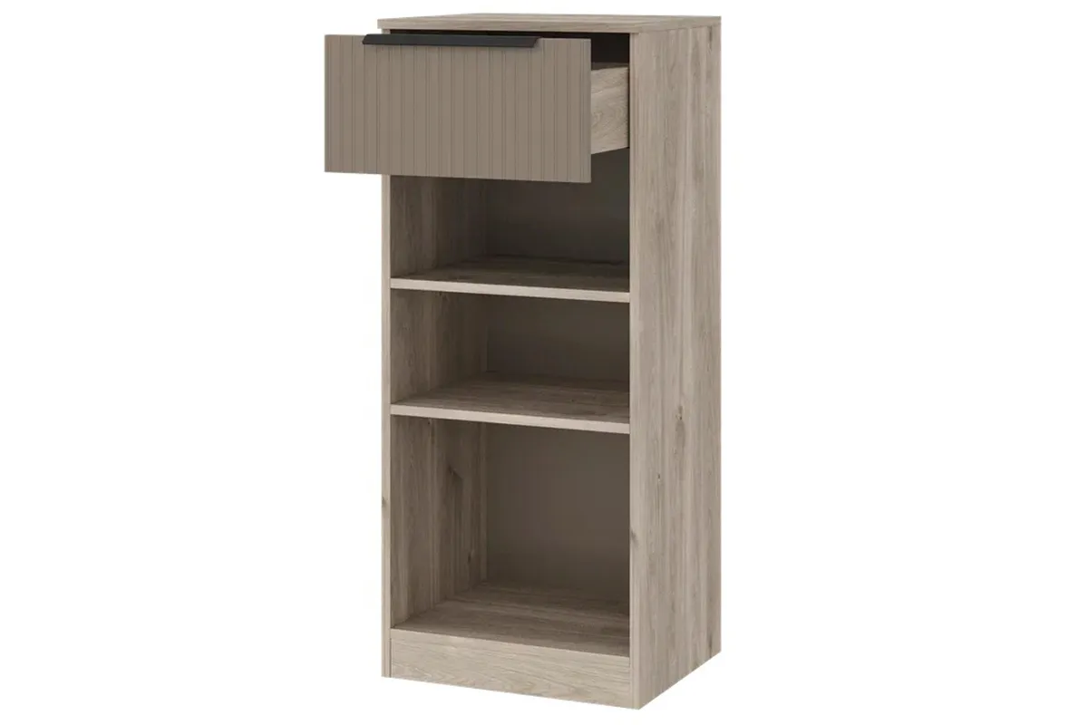 Тумба для обуви Астория 12 (Дуб кастелло серый / Грей софт) — Мебель-центр Озерцо