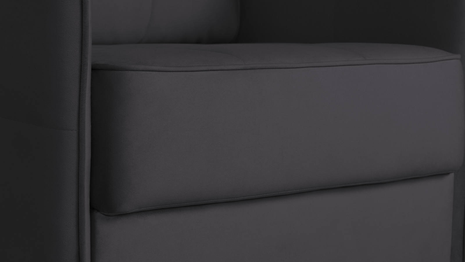 Кресло Amani Pro, Тк. Sky Velvet 38 (подлокотник: 5 см) 73.5x89 — купить в Озерце