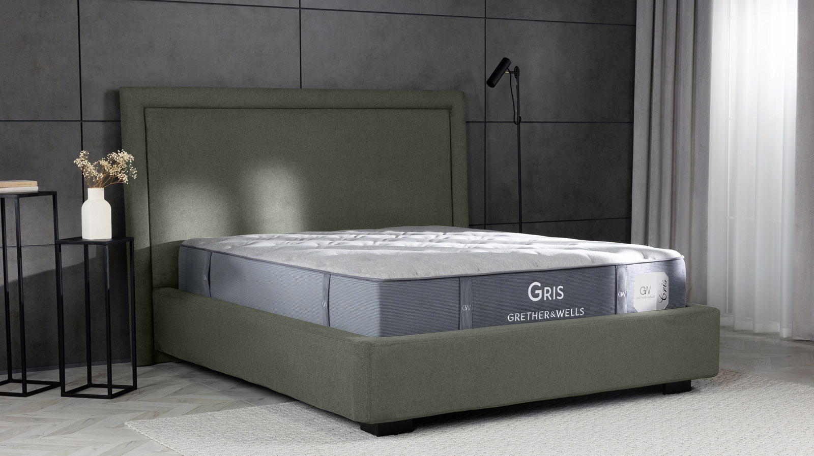 Анатомический матрас Grether & Wells Gris 90x200 - купить в Озерце