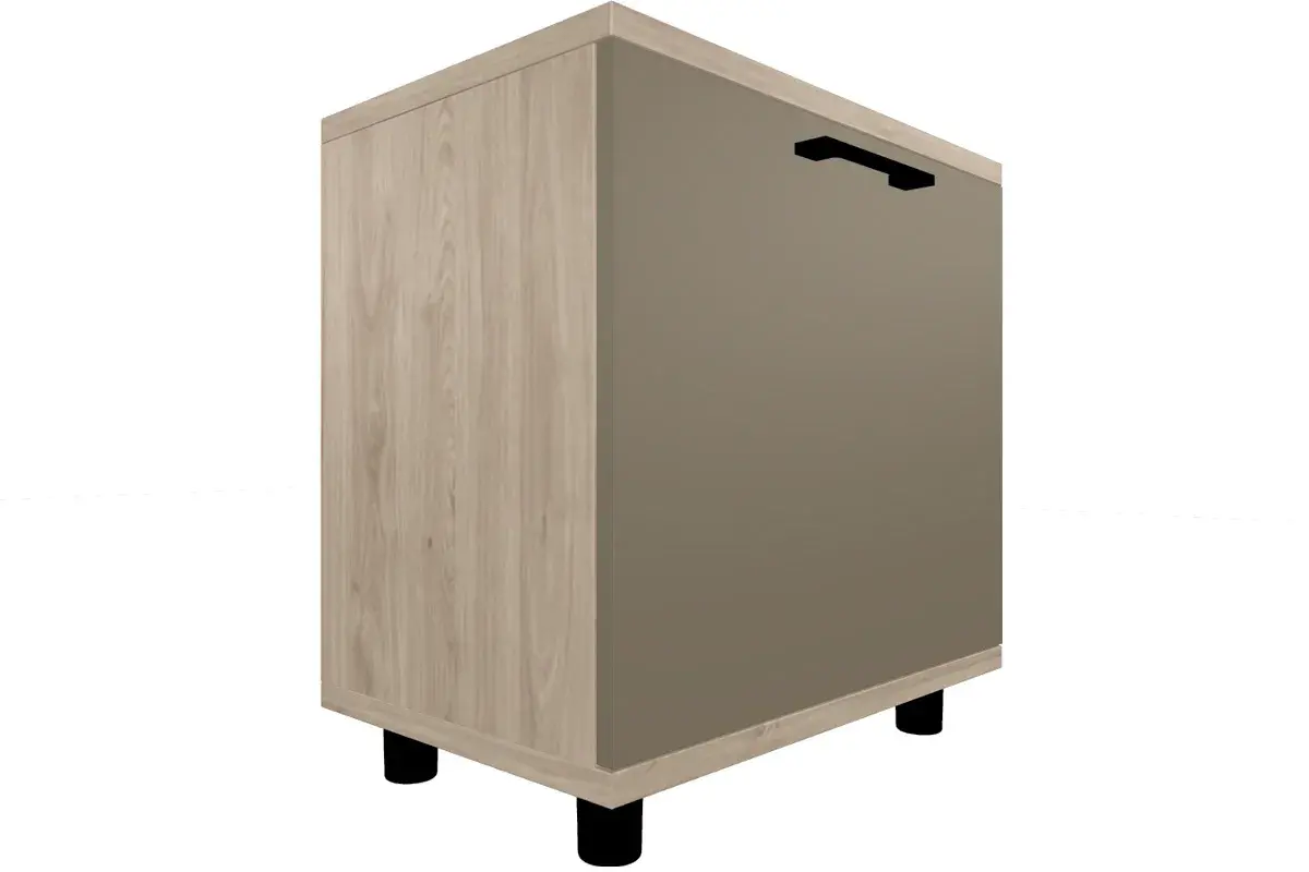 Прихожая Грейс комплект 8 (Гикори Джексон Светлый/Латте Матовый) — Мебель-центр Озерцо