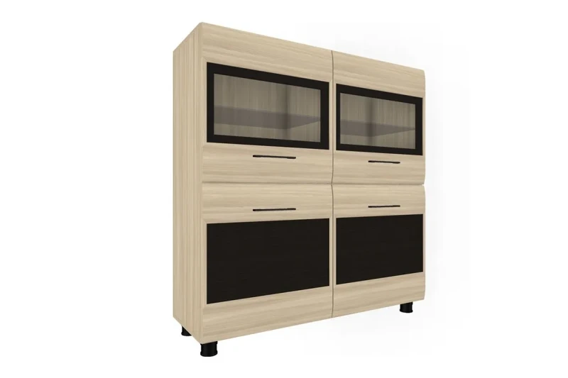 Тумба ТБ-2606 (Ясень Асахи-комбинированный) — Мебель-центр Озерцо