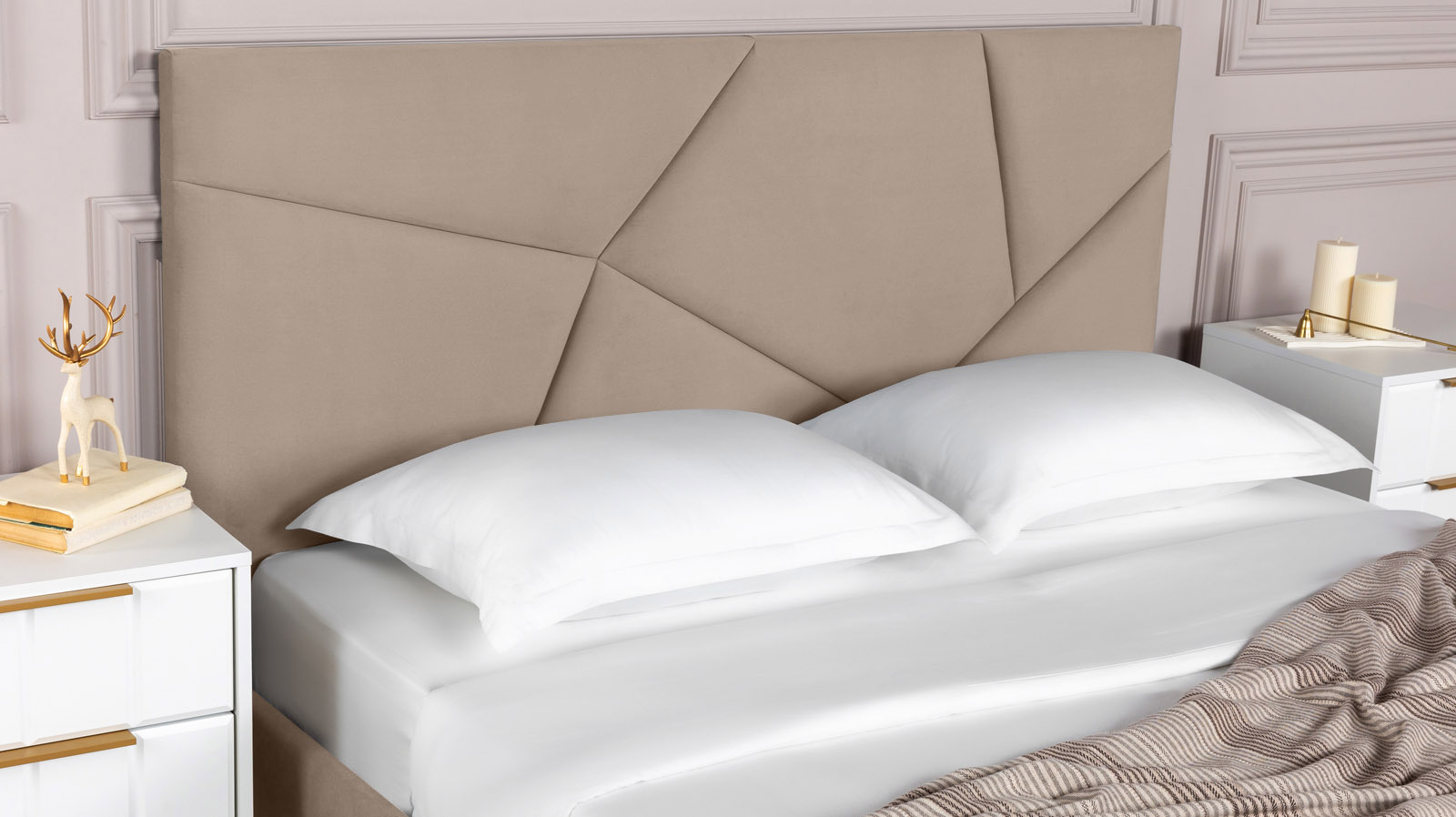 Кровать Opera I, Тк. Sky Velvet 03 90x200 - купить в Озерце