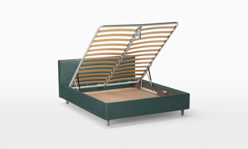 Кровать с подъемным механизмом Vanessa nova, ткань Casanova Seawave, 90x200 - купить в Озерце