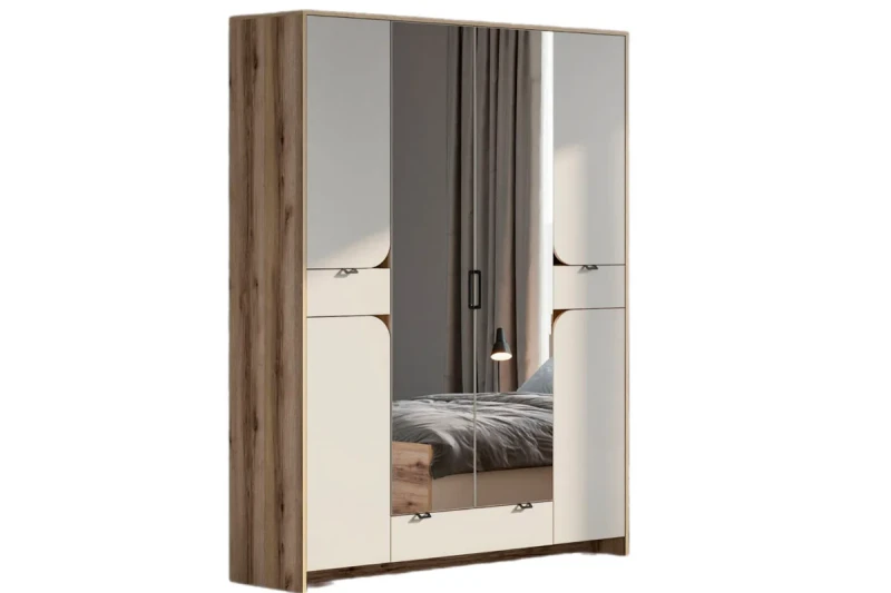 Шкаф Калипсо ЦРК.КЛС.01 (Делано светлый/Сатин) в мебель-центре Озерцо