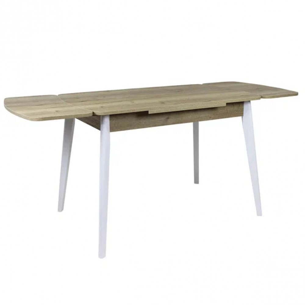 Стол СИЭТЛ 60х90 дуб натуральный/белое подстолье ТИП-НД - купить в Озерце