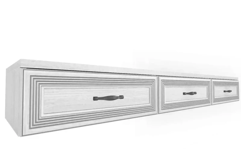 Антресоль АН-1051 (Снежный Ясень) в мебель-центре Озерцо