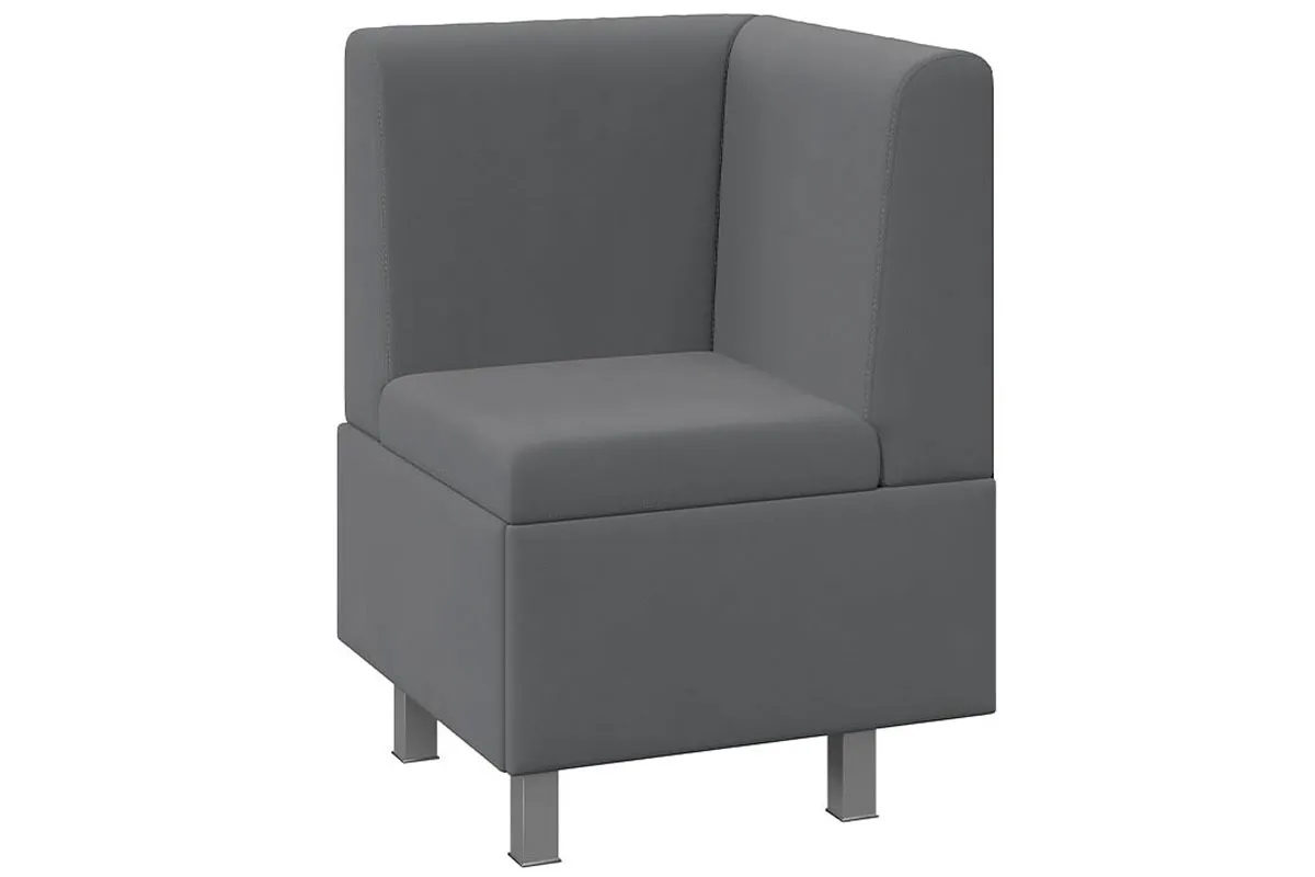 Диван угловой Каир ГН №4 Исп.2 (Велюр Camaro 18/Серый) - купить в Озерце