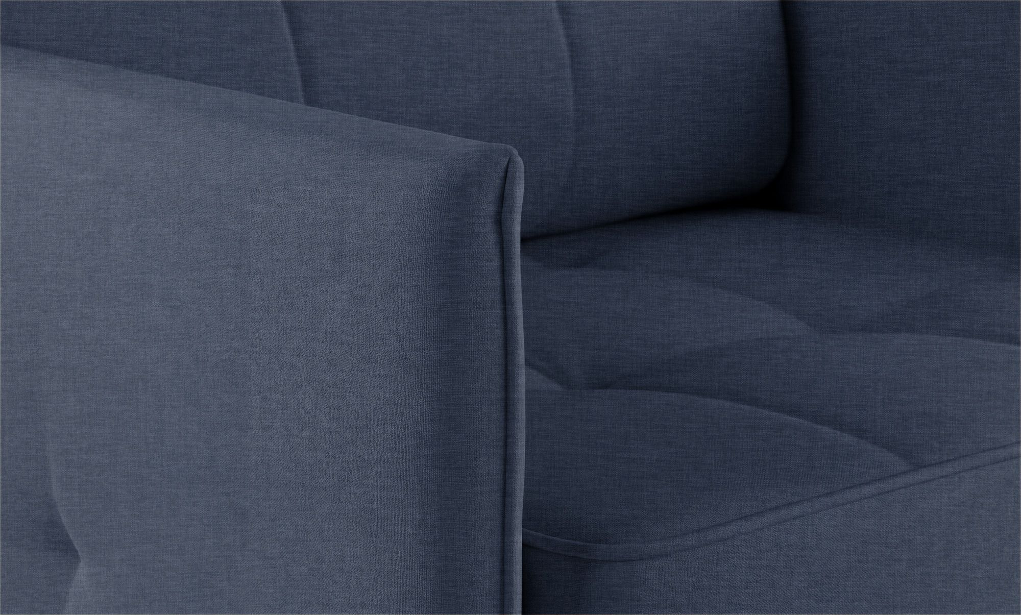 Кресло -кровать Amani Pro, ткань Lidot blue (подлокотник: 5 см) — купить в Озерце