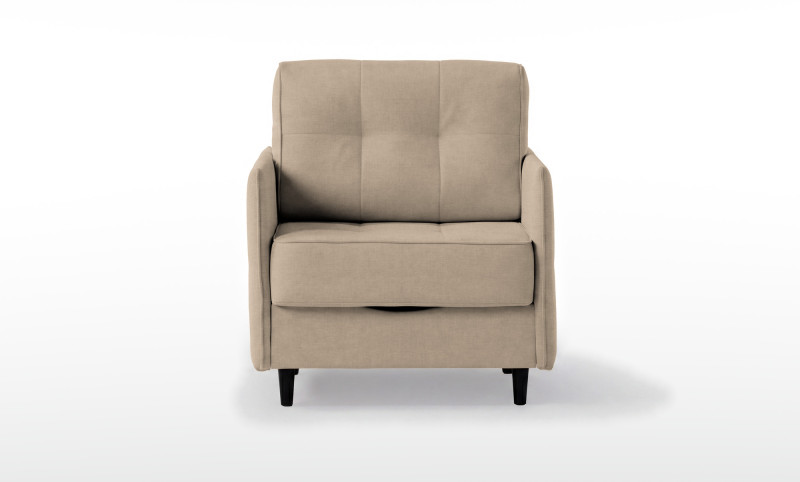 Кресло -кровать Amani Pro, ткань Lidot beige (подлокотник: 5 см) — купить в Озерце