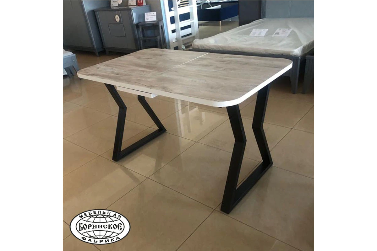 Стол Ричи (Дуб Юкон/Чёрный) - купить в Озерце