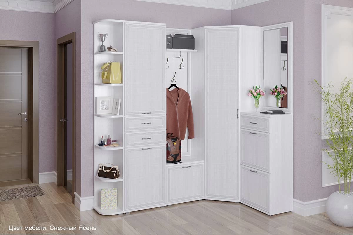 Тумба ТБ-1003 (Снежный Ясень) — Мебель-центр Озерцо