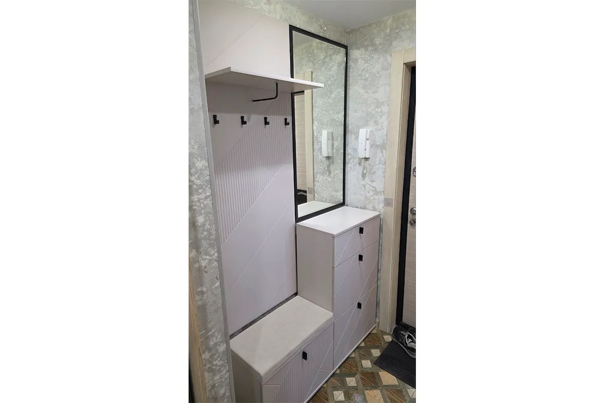 Вешалка настенная Кашемир (Кашемир/Сантьяго) — Мебель-центр Озерцо