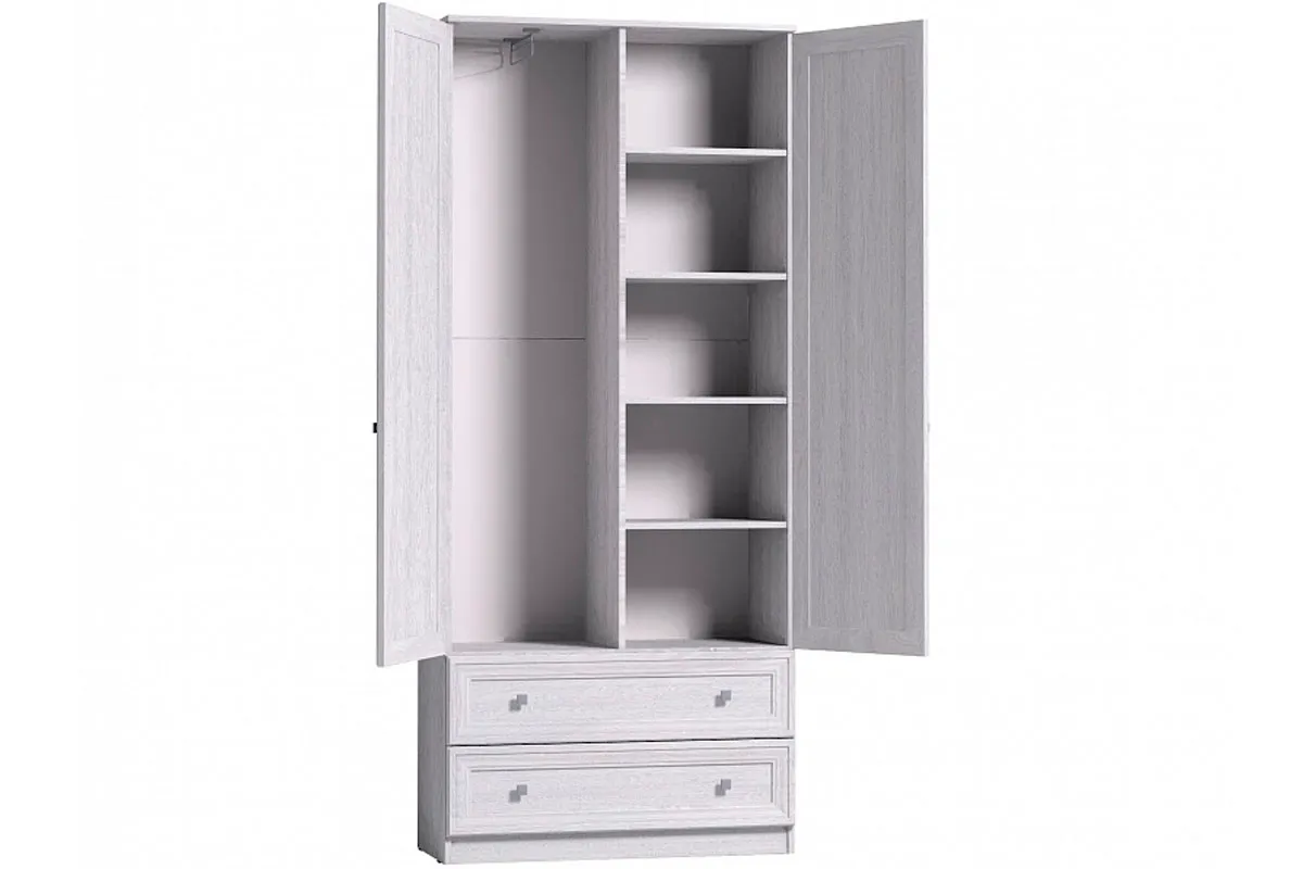 Шкаф для одежды и белья Paola 116 (Ясень Анкор светлый) в мебель-центре Озерцо