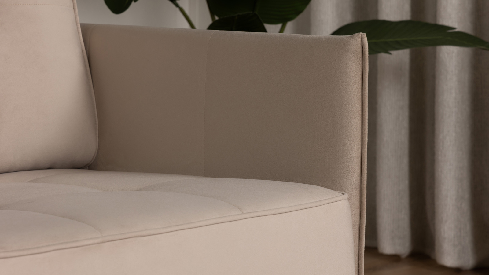 Кресло Amani Pro, Тк. Sky Velvet 03 (подлокотник: 5 см) 73.5x89 — купить в Озерце