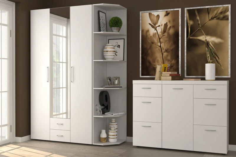 Шкафы Монако №2 (Белый) — Мебель-центр Озерцо