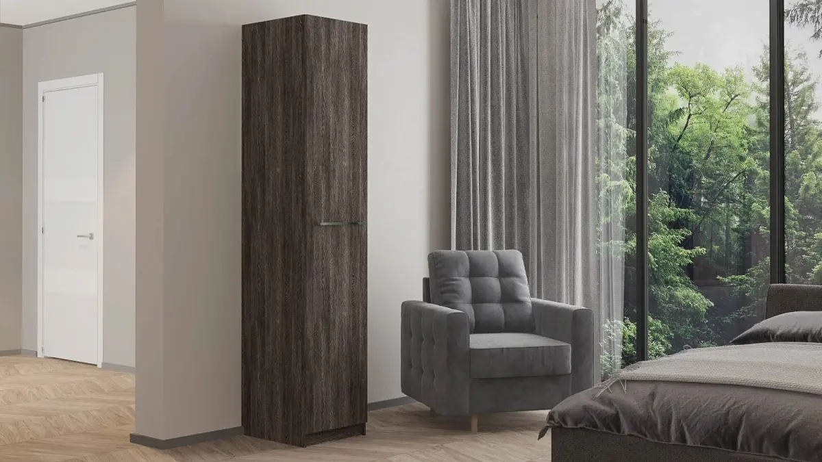 Шкаф однодверный Noble 45 см, цвет Венге 45x53 — купить в Озерце