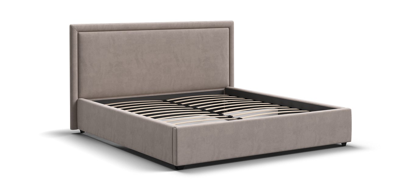 Кровать Фрея 160*200 с ПМ MONOLIT Латте - купить в Озерце