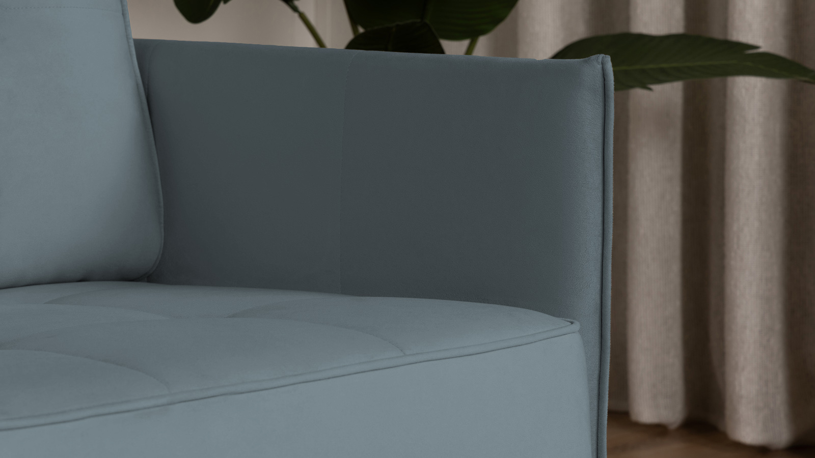 Кресло Amani Pro, Тк. Sky Velvet 18 (подлокотник: 5 см) 73.5x89 — купить в Озерце