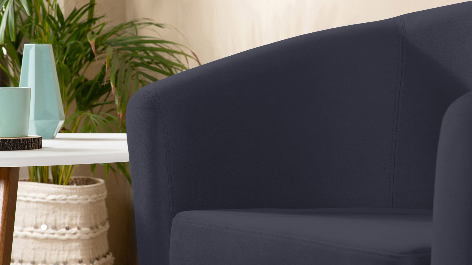 Кресло Moony Sky velvet 40, светлые ножки 75x80 — купить в Озерце